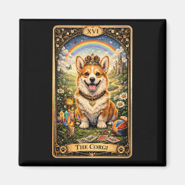 Íman O Cartão de Tarot do Corgi