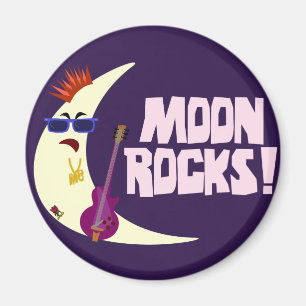 Íman O Cartoon Moon Rocks