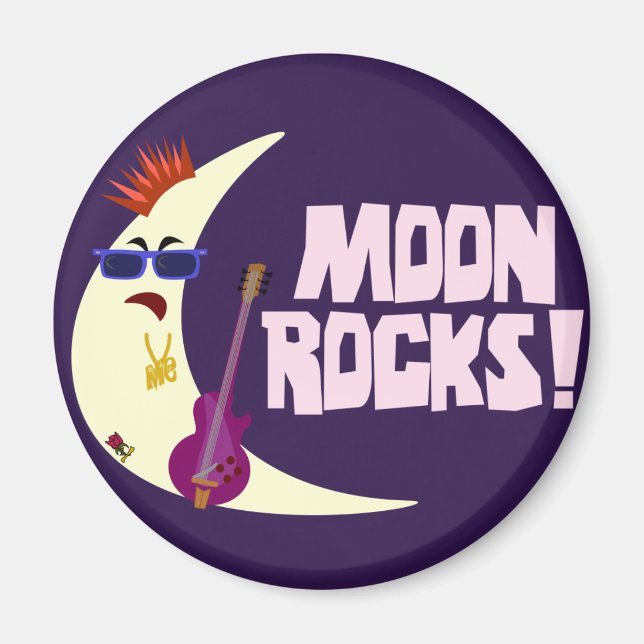 Íman O Cartoon Moon Rocks (Frente)