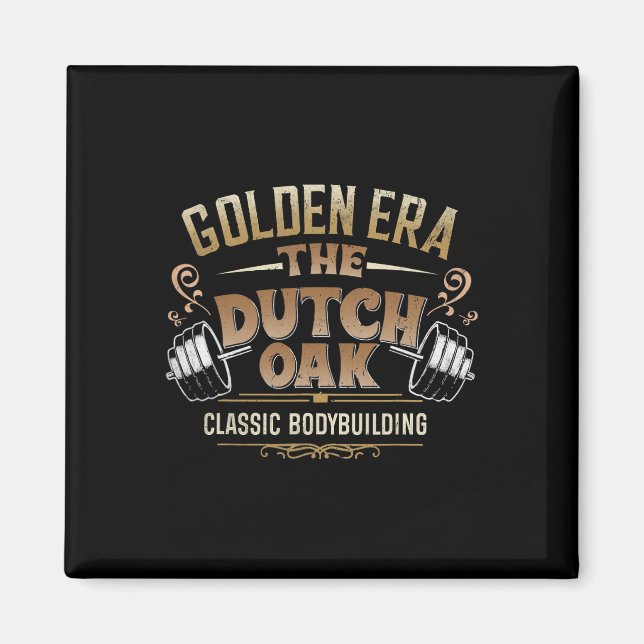 Íman O Carvalho Neerlandês Clica Em Bodybuilding Gym Ma (Frente)