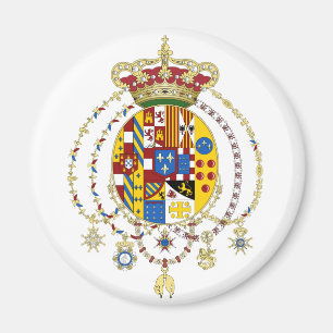 Íman O casaco arma um reino do oficial Italia dois
