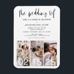 Íman O Casamento do Simples Moderno Minimalista<br><div class="desc">Elevem seus anúncios de casamento com o Simples Convite Magnético "Casamento de Minimalista". Esta design inovadora e quic combina o minimalismo moderno com a praticidade de um suporte magnético, criando uma manutenção na moda para seus convidados. A simplicidade do design adiciona um toque de sofisticação aos seus convites, enquanto a...</div>