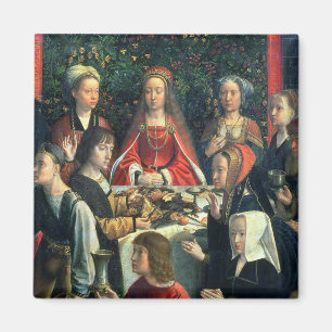 Íman O casamento em Cana, detalhe da noiva e do surr