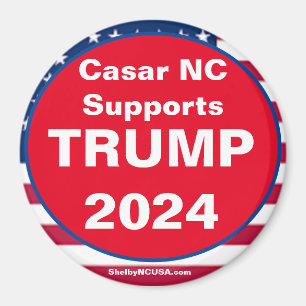 Íman O Casar NC suporta o TRUMP 2024 Patriótico