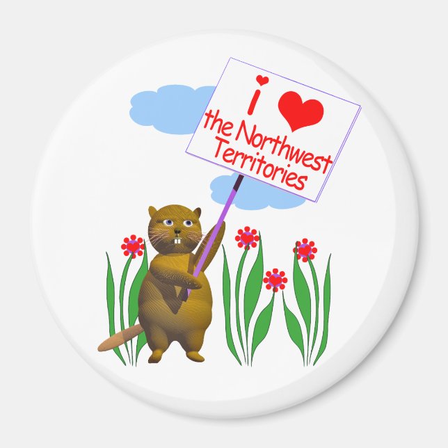 Íman O castor canadense ama os territórios noroeste (Frente)