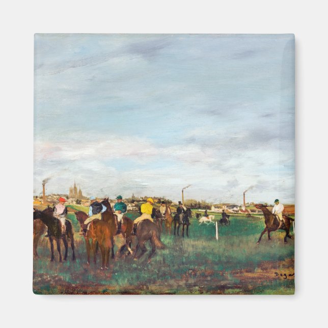 Íman O Cavalo Race, Edgar Degas (Frente)