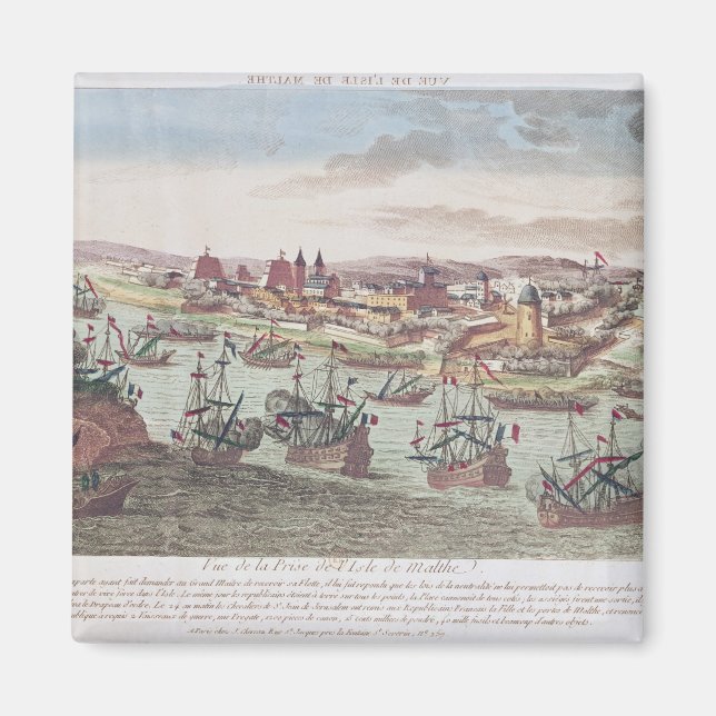 Íman O cerco de Malta, 12 de junho de 1798 (Frente)