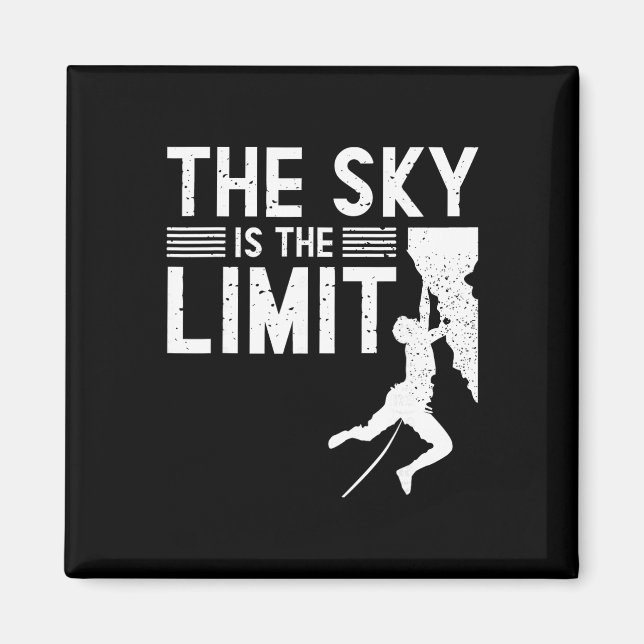 Íman O Céu É o Limite - Escalada Esportiva Indoor (Frente)