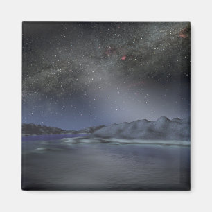 Íman O céu nocturno de um planeta estrangeiro