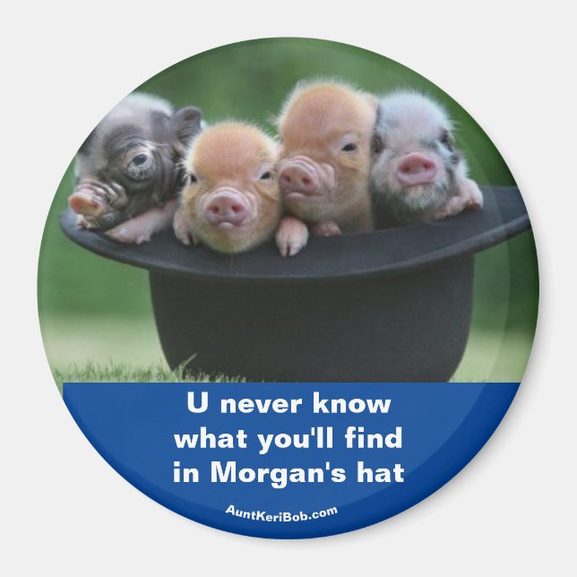 Íman O chapéu de Morgan (Frente)