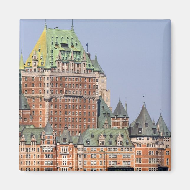 Íman O Chateau Frontenac na cidade de Quebec, Canadá. (Frente)