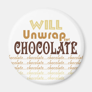 Íman O chocolate desempacota