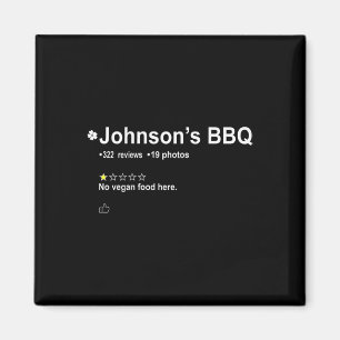 Íman O Churrasco de Johnson sem Comida vegetariana aqui