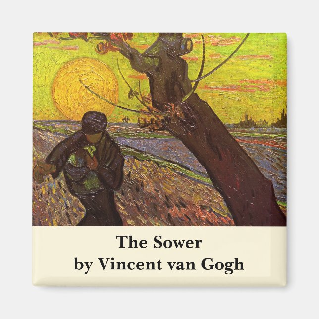 Íman O chuveiro de Vincent van Gogh (Frente)