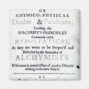 Íman 'O Chymist céptico