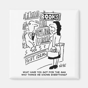 Íman O Cliente do Livraria pergunta ao Cliente