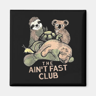Íman O Clube Ain Fast Koala Sloth Turtle