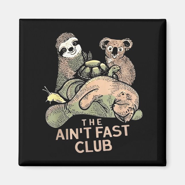 Íman O Clube Ain Fast Koala Sloth Turtle (Frente)