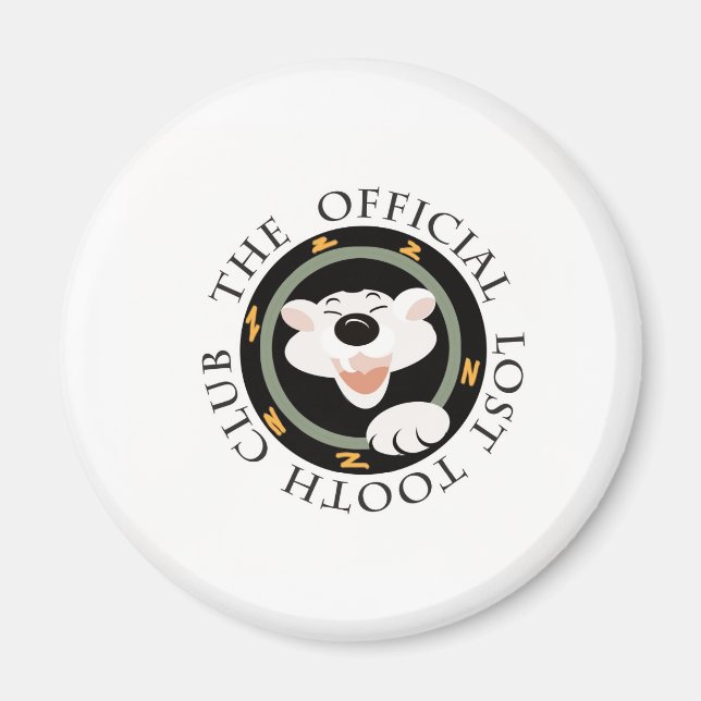Íman O Clube Oficial dos Dentes Perdidos (Frente)