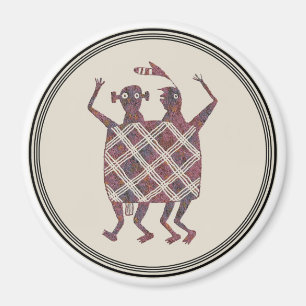 Íman O cobertor do casamento, Mimbres Pottery Design