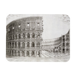 Íman O Colosseum, construído no ANÚNCIO 80 (gravura)