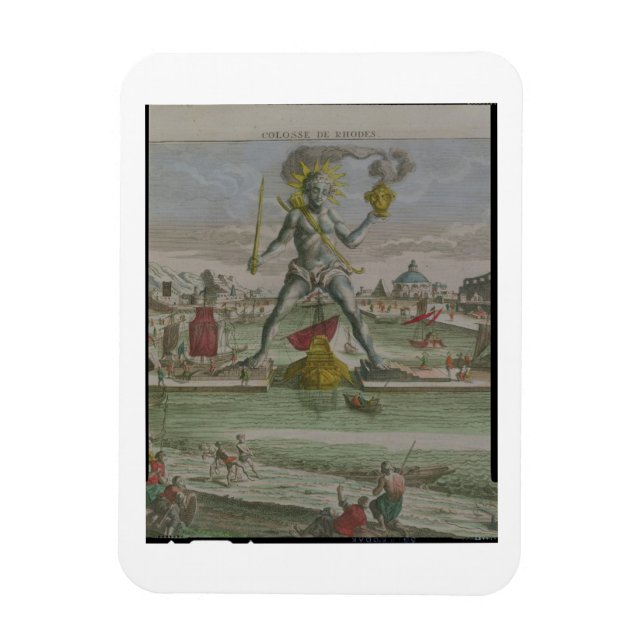 Íman O Colósso de Rodes, detalhe da fita da estátua (Vertical)