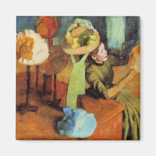 Íman O Compro Millinery de Edgar Degas,
