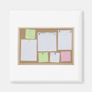 Íman o conselho da cortiça do escritório