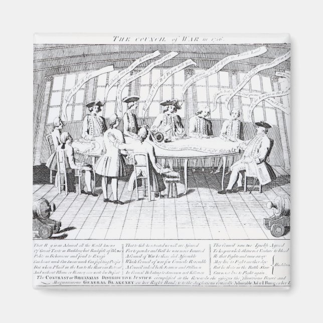 Íman O Conselho de Guerra em 1756 (Frente)