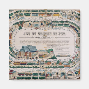 Íman O conselho para um jogo railway, 1850