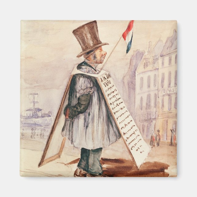 Íman O Conselho Sandwich, Boulevard du Temple, 1839 (Frente)