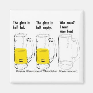 Íman O copo está meio cheio, vazio