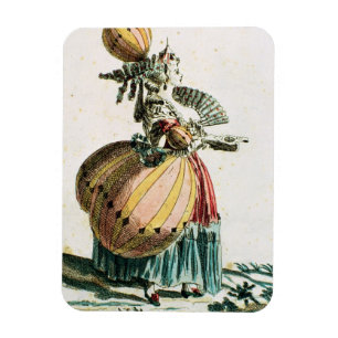 Íman O Coquette do vôo, c.1784 (gravura da cor)