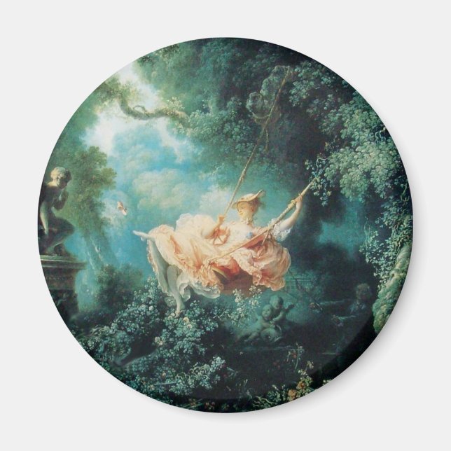 Íman O cor-de-rosa verde SWING (Frente)