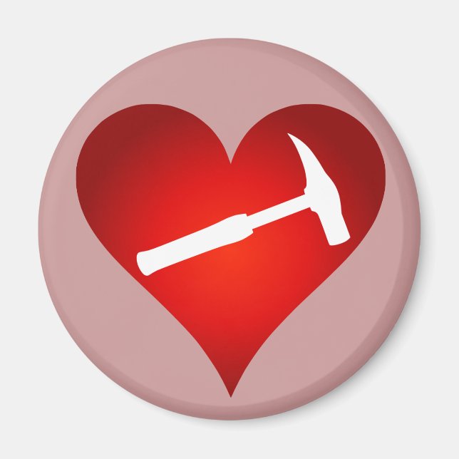 Íman O Coração e o Martelo do Geólogo (Frente)