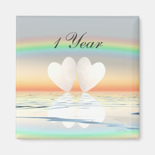 Íman ø Corações de papel do aniversário