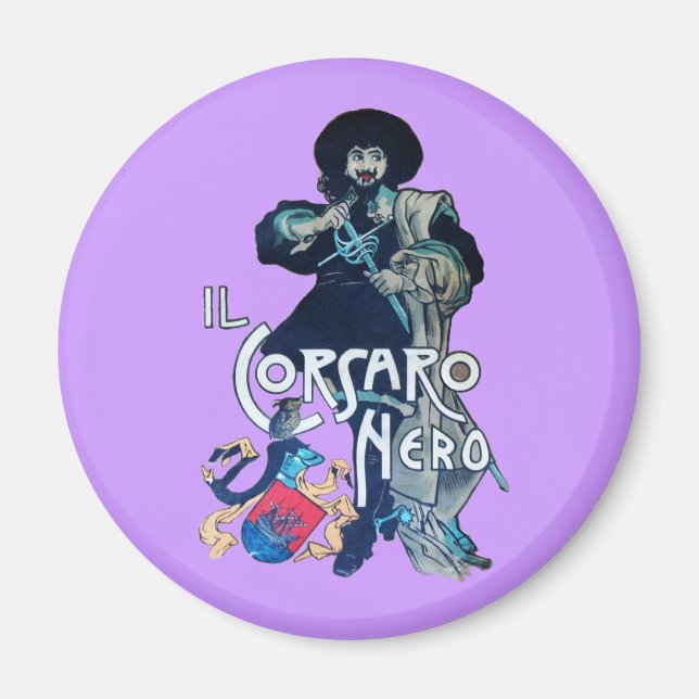 ÍMAN O CORSAIR PRETO (Frente)