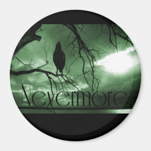 Íman O corvo - nunca mais árvore dos raios de sol -
