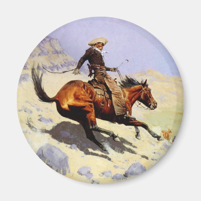 Íman O Cowboy de Remington, Militares de Cavalaria Vint (Frente)