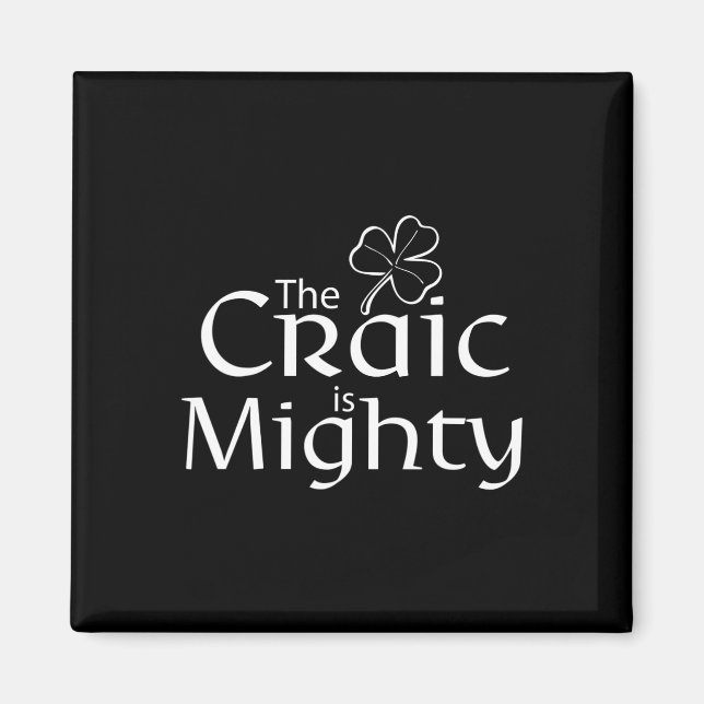 Íman O Craic Pode Ser Uma Rua Bela Irlandesa. (Frente)