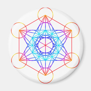Íman O cubo de Metatron (cor 2)