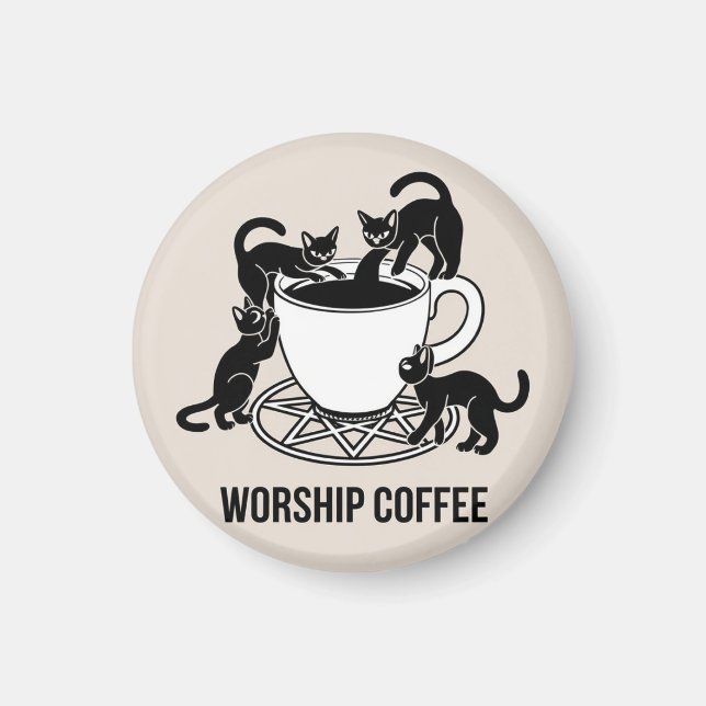 Íman O Culto de café, café Culto (Frente)