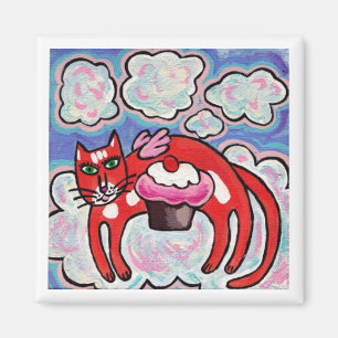 Íman O cupcake nubla-se o ímã do anjo