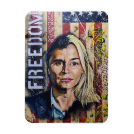 Íman O Custo da Liberdade - Arte Patriota Americana