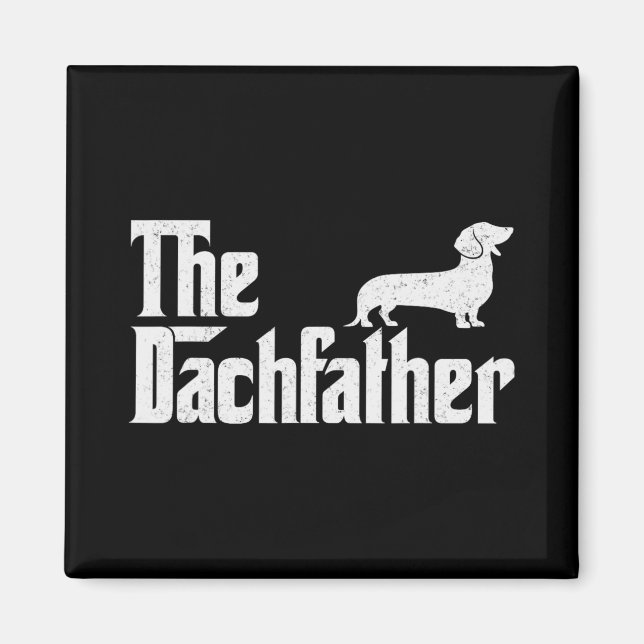 Íman O Dachshund Cachorro Salsicha Engraçado Presentes  (Frente)