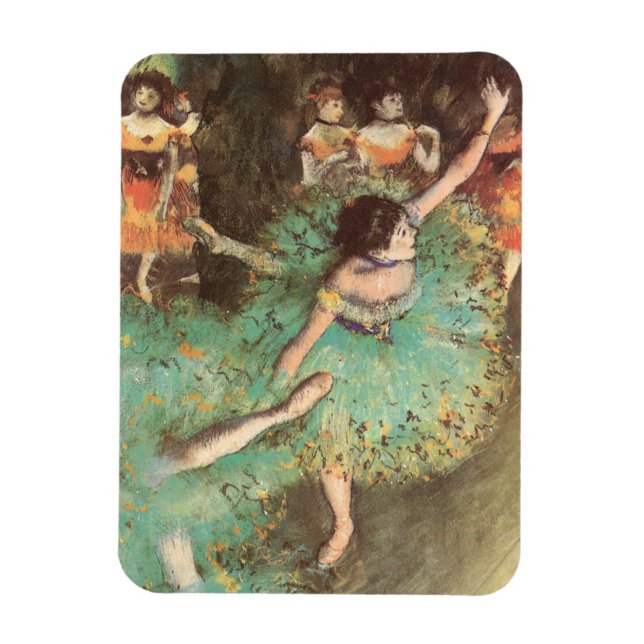 Íman O Dançarino Verde de Edgar Degas, Balé Antigo (Vertical)