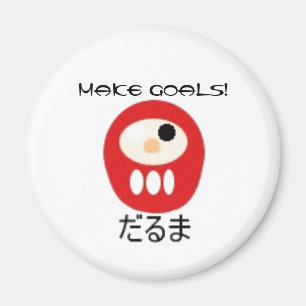 Íman o daruma, faz objetivos!