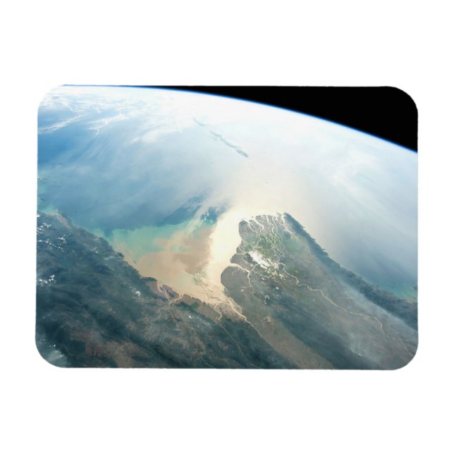 Íman O Delta Do Rio Irrawaddy Na Birmânia (Myanmar). (Horizontal)