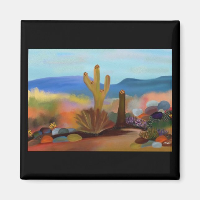 Íman O Deserto Pintado (Frente)