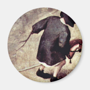 Íman O detalhe dos jogos das crianças por Bruegel D.